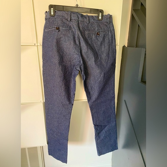 RARE GUSTIN #204 INDIGO RIPSTOP CHINOS Tag 31, fit 30 - Picture 5 of 9